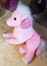 Frilly The Pink Filly - Pinky's Horse Retired Ty Beanie Baby Plush