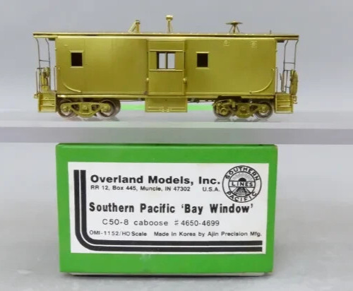 Overland Models HO Latón #1152 Southern Pacific Clase C50-8 Bay Window Caboose | Zustand: New
