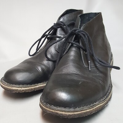 Ugg Mens Leather Leighton Chukka Ankle Boots Black UGG Men main image 2