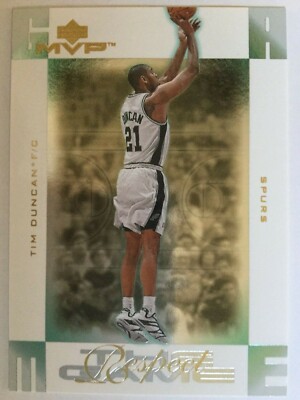 2001-02 Upper Deck MVP NBA RESPECT the GAME Edition Tim Duncan # RG3