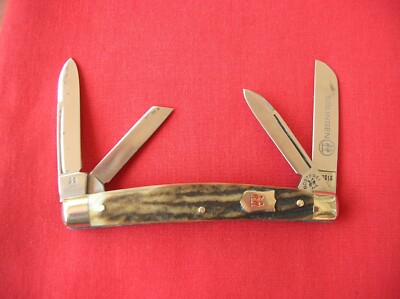 ROBI KLAAS KISSING CRANE 1745xIx 4 BLADE CONGRESS STAG HANDLES G