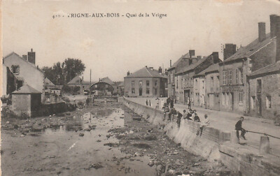 AK Vrigne Aux Bois Quai de la Vrigne um 1916 (W39)
