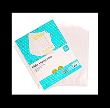 Pen Gear Sheet Protectors 20 Sheets,reinforced Binding Edge,won t Lift Print