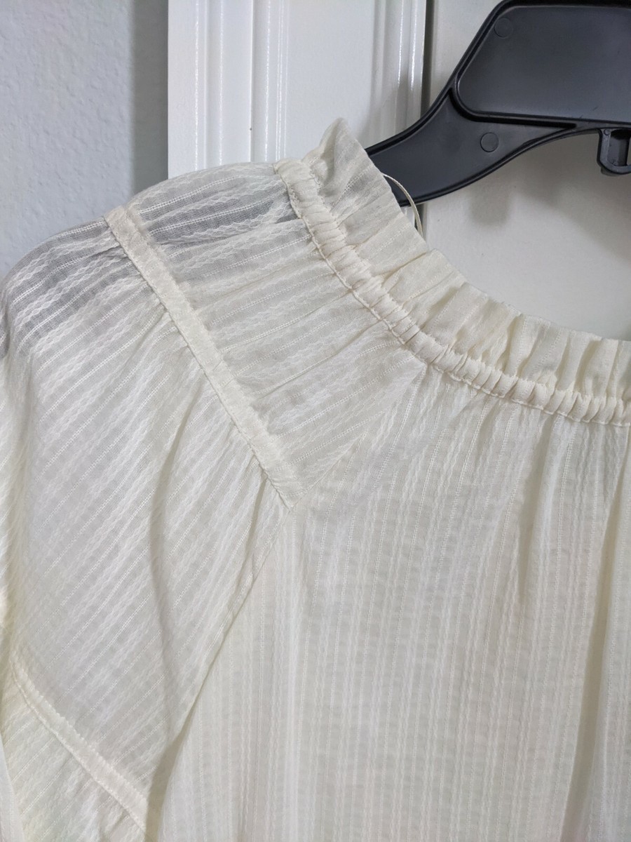 トップス Chelsea ribbon tops ivory ANDMARY】Chelsea ribbon tops