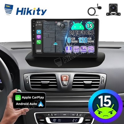 8-Core 6+128GB Android15 Für Renault Megane 3 Autoradio Carplay GPS NAVI BT +KAM