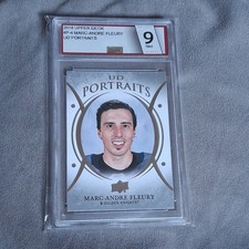 Upper Deck 2018-19 Portraits P-4 Marc-Andre Fleury Vegas Knights Insert NHL