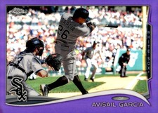 2014 Topps Chrome #148 Avisail Garcia Purple Refractors