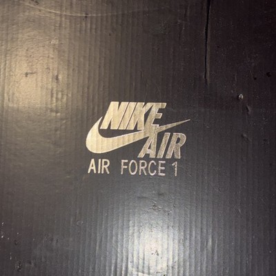 Nike Air Force 1 White Beige Gray Low Top Men's Lace Up Athletic Sneakers