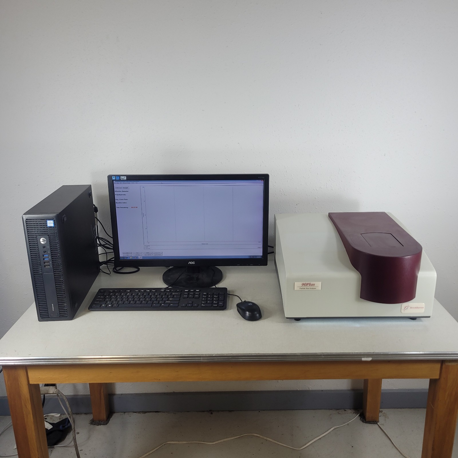 TESTED Brookhaven 90Plus DLS Analyzer w/ ZetaPlus Zeta Potential Option