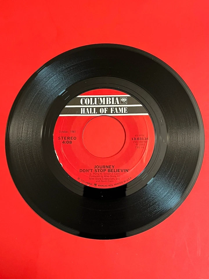 Journey "Who's Crying Now / Don't Stop Believin' " 45 Rpm (1981) - Image 2 of 3