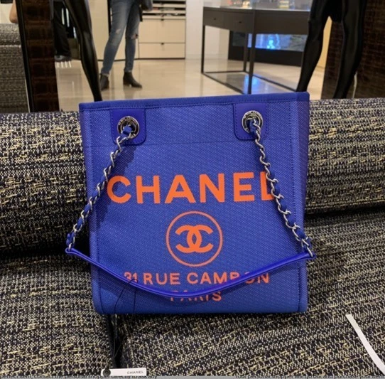 CHANEL Tote Blue Bags & Handbags for Women for sale | eBay