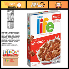 Healthy Multigrain Breakfast Cereal with Cinnamon, 13oz - Pack of 3, High Fiber