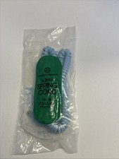VTG Baby Blue Western Electric Handset Cord Phone Curly Aqua 12Ft H4DU-62-LONG