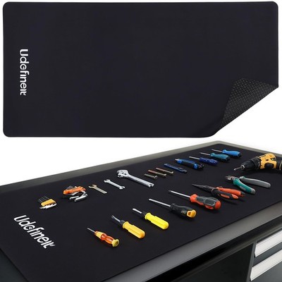 Workbench Mat 48''x24'', 1/8'' (3mm) Thick Tool Mat, Tear-Resistant & Scratch-Re...