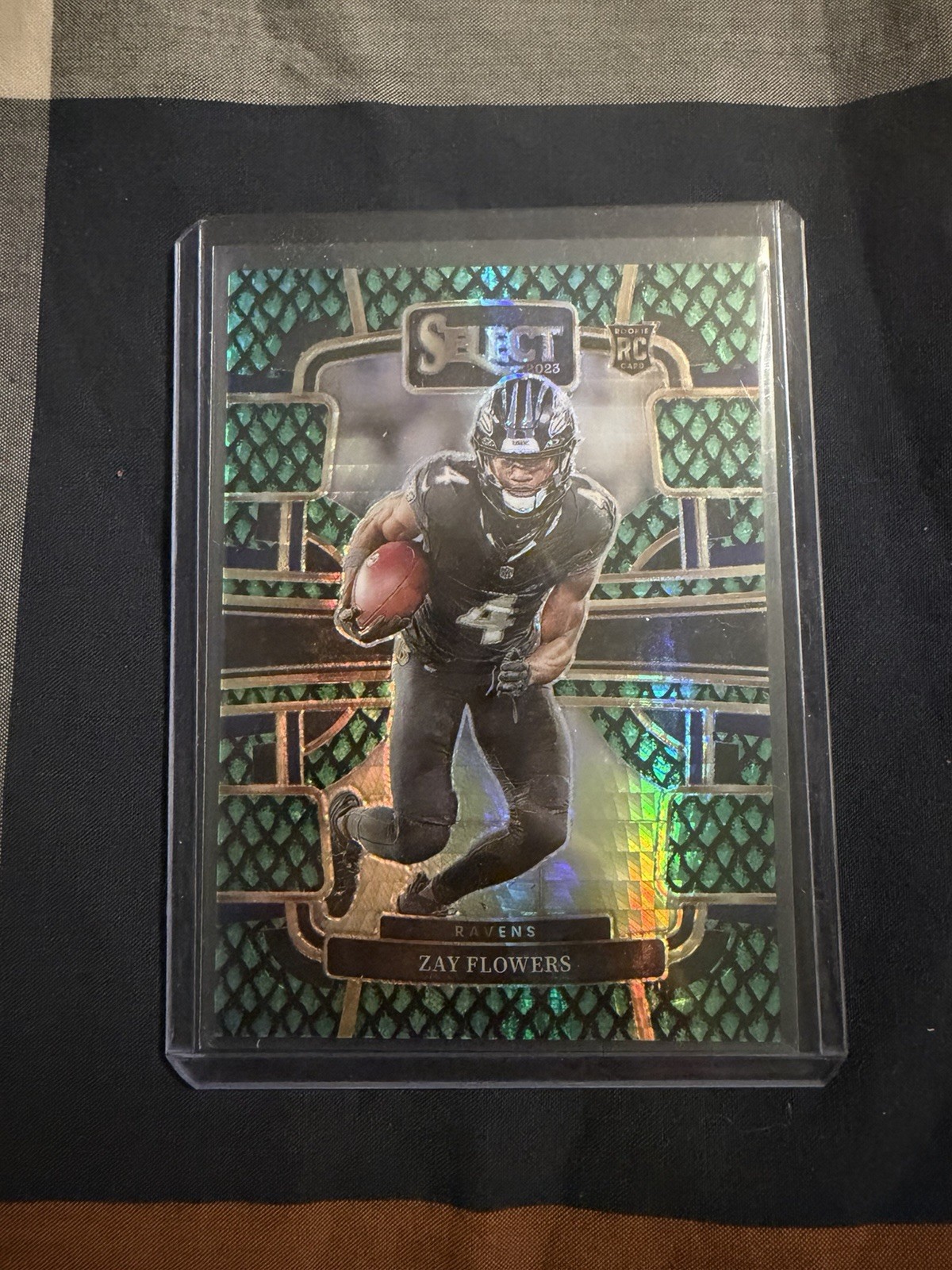 2023 Panini Select - Concourse Zay Flowers #8 Dragon Scale Prizm /70 (RC)