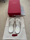 Valentino Garavani Rockstud Flat Sandals White Size 36 Pre-Owned — photo 2