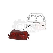 VAN WEZEL Nebelschlussleuchte links passend für Citroën C4 I LC_ 0970929