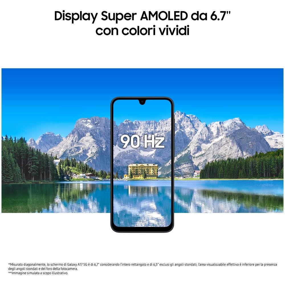 Samsung Galaxy A17 5G Blue 128Gb Memoria 4Gb Ram Display 6.7" Amoled 90Hz 50Mpx foto 4