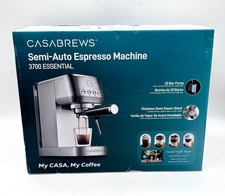 Casabrews Semi-Auto Espresso Machine 1350 Watts - 3700 Essential (Silver)
