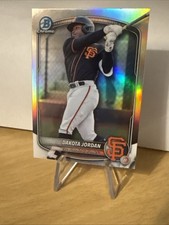 2025 Bowman Draft - Chrome Dakota Jordan #BDC-139 Refractor (RC)
