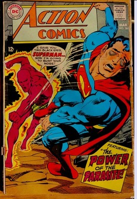 Action Comics Starring Superman rich colors Vintage Silver Bronze Age DC Choice