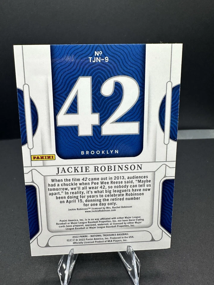 2022 НАЦИОНАЛЬНЫЕ СОКРОВИЩА ДЖЕКИ РОБИНСОН СОКРОВИЩА ДЖЕРСИ НОМЕРА 13/42 - Изображение 2 из 2