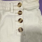 Altar'd State Women's Sailor Shorts 28 High Rise Button Front Pockets Beige — photo 4