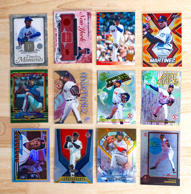 Pedro Martinez lot (12) - 1994 Finest, E-X Century, Topps Inserts, S/N Cards