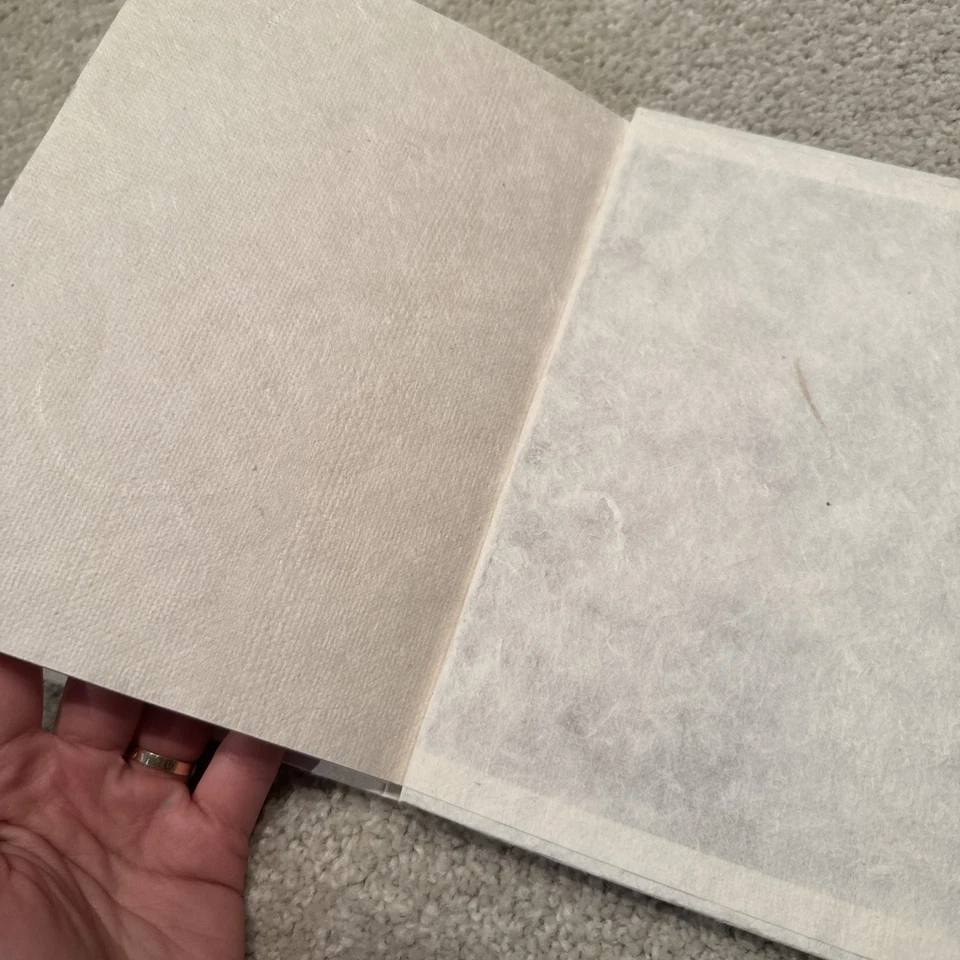 Álbum beige encuadernado en papel crudo para álbumes de recortes recuerdos fotos papel 8" x 7" (CA) Foto 4 de 4