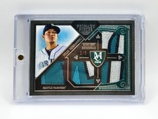 Felix Hernandez 2016 Topps Museum Collection Primary Pieces Quad Patch /5 SSP 📈