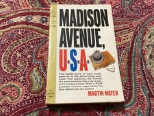 MADISON AVENUE, USA-PAPERBACK by MARTIN MAYER, 1959 “MAD MEN” VG./ FREE POSTAGE!