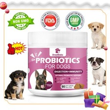 Dog Probiotics Chews   Digestive  Gut Health, Immune Support , Skin itching