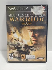 Full Spectrum Warrior (Sony PlayStation 2, 2005) PS2 CIB Tactical Combat Game
