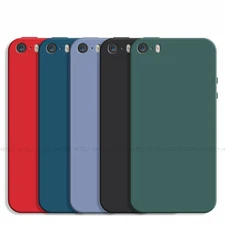 Liquid Silicone Phone Case Compatible with iPhone 5s 5 SE 2016 Shockproof Cover