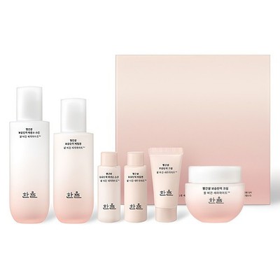 HANYUL Red Rice Vegan Moisture & Firming Essence Emulsion Cream 3-teiliges Set