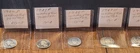 Washington Silver Quarters Lot of  (5) 90% Silver  1940, 1943, 1946,1947  & 1947