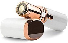 Women Hair Remover Painless Lipstick Shaver for Face,Hand, Armpit, Leg White