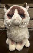 Gund Grumpy Cat Plush Tan Grey Eyes Stuffed Animal 10  Siamese