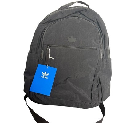 Adidas Originals Luna Backpack Black Nylon Padded Straps Travel Unisex NEW