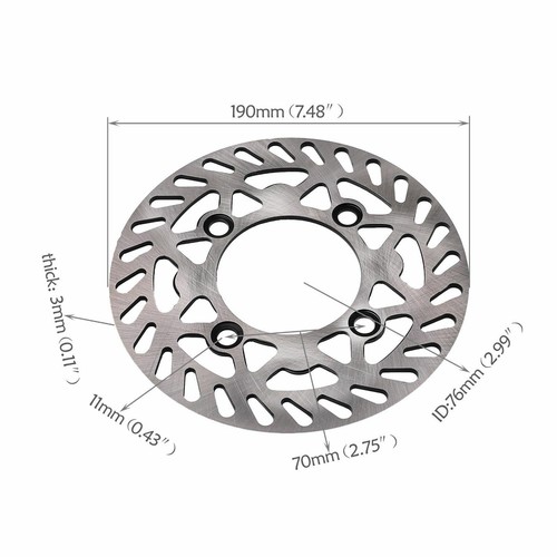12" 80/100-12 Rear Wheel Rim Tire for Dirt bike 110cc 125cc 140cc Apollo SSR RFZ - Picture 6 of 7