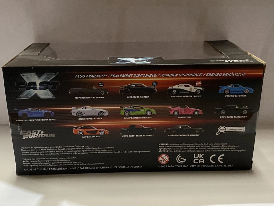 1:24 Chevrolet Elcamino 1967 Fast & Furious Jada Toys diecast coche metal - Imagen 2 de 2