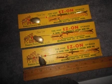3 Vintage Brainerd Bait Co Pike EZ-ON Spinner Lures Minnow Harness Rigs #349
