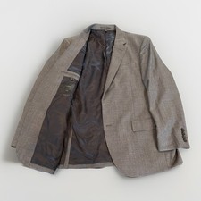 J Crew Ludlow Tollegno 1900 Wool Gray 42S Sharkskin Weave Blazer Jacket