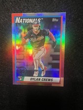 2025 Topps Update Series - 1990 Topps Baseball Dylan Crews #U90-46 (RC) Foil