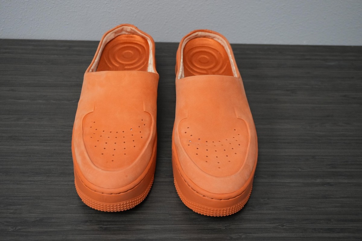 Nike Air Force 1 Mule Shoes Mens Size 9 Slip On Suede Cozy