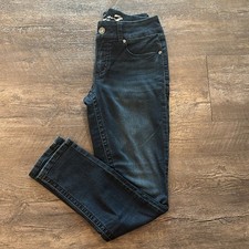 Seven7 10 Tummyless Darkwash Non-Distressed Skinny Jean