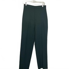 Vintage Women's size 28 Turquoise Ankle length Dress Pants Pleated