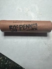1958-D LINCOLN WHEAT CENT/ PENNIES BU ROLL IN TIGHT FEDERAL RESERVE BANK WRAP