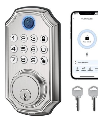 Fingerprint door lock, Keyless Entry Door Lock with APP Control , Smart Locks