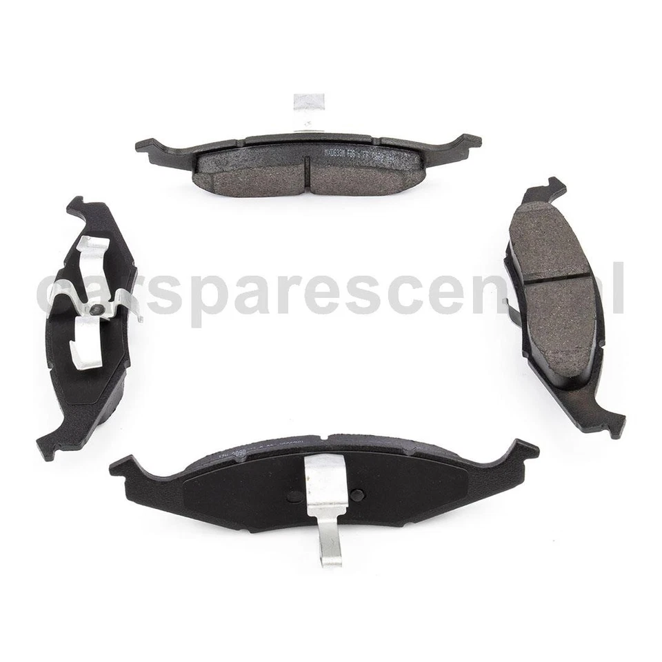 Pastillas de freno y zapatas semimetálicas delanteras traseras para Dodge Neon 1995 1996 Foto 2 de 4